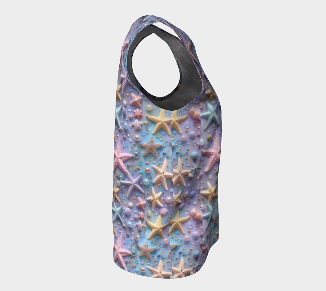 Lilac Starfish Loose Tank Top