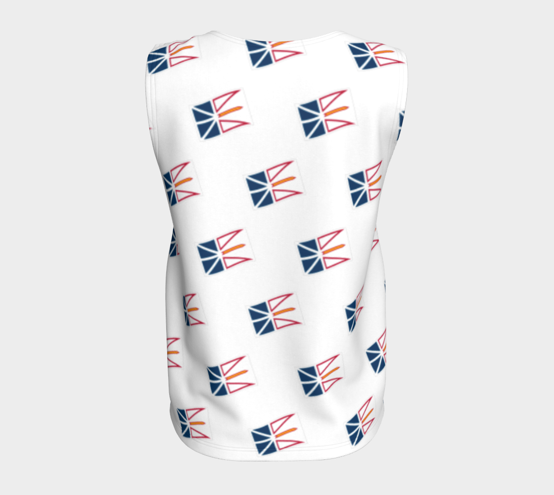 Newfoundland Flag Long Loose Tank Top 269