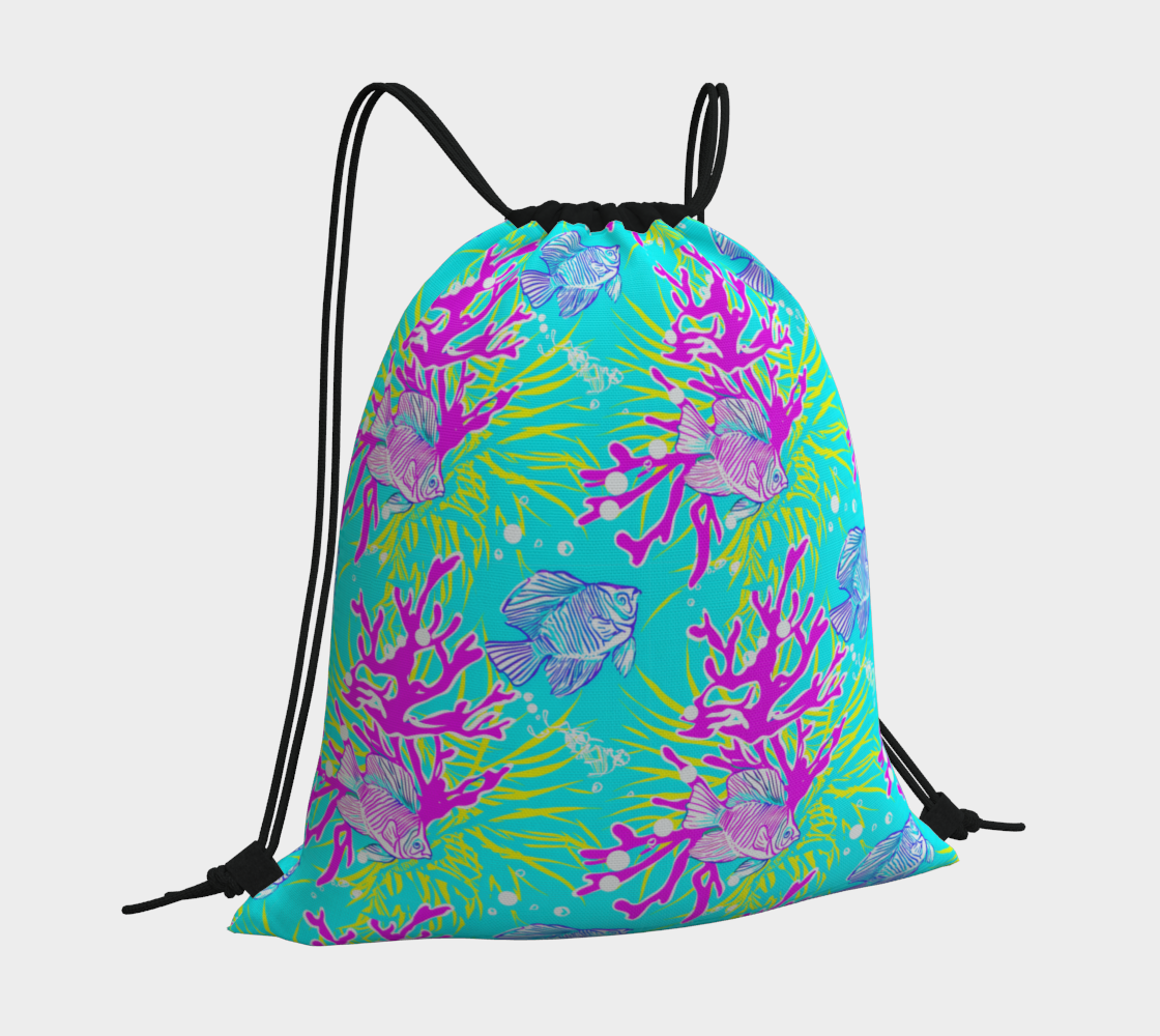 Fish and Coral Vegan Backpack