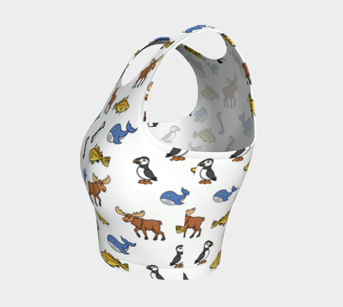 211 NL Critters Athletic Crop Top