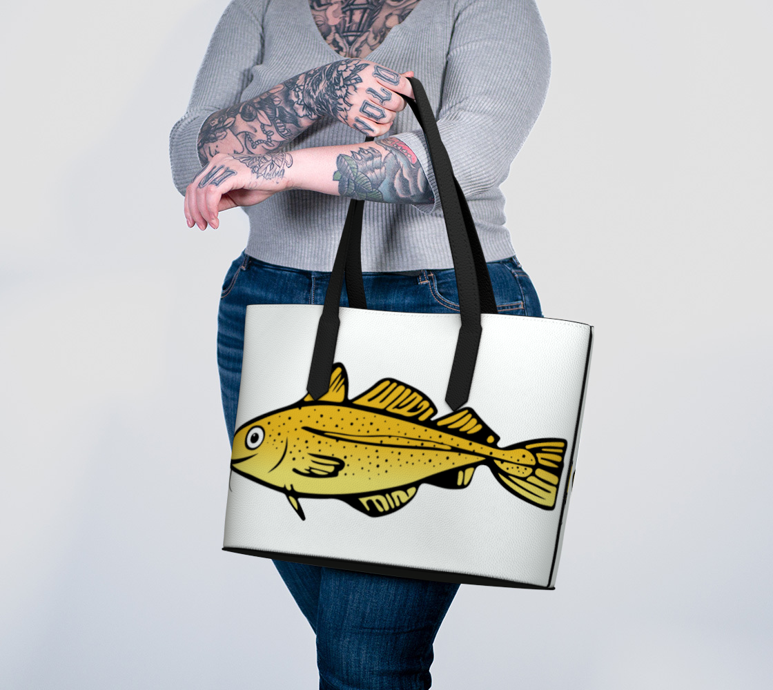 Single Cod Leather Tote 2
