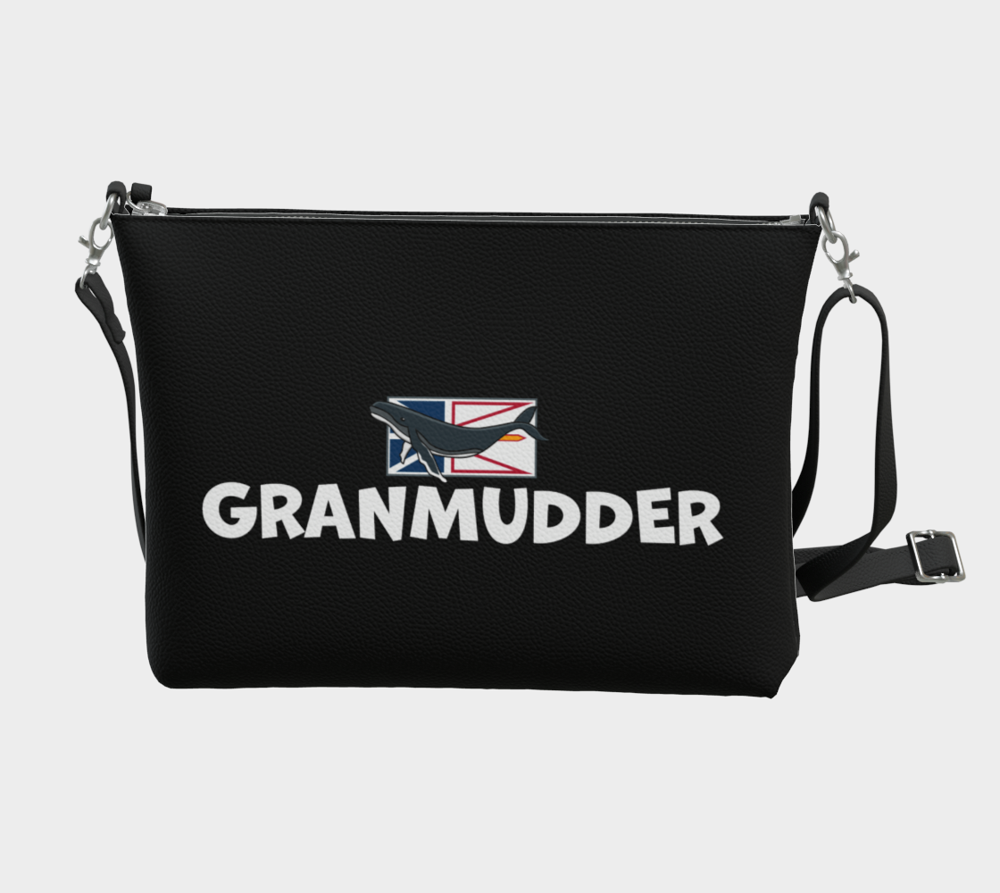 Granmudder Vegan Leather Crossbody Purse