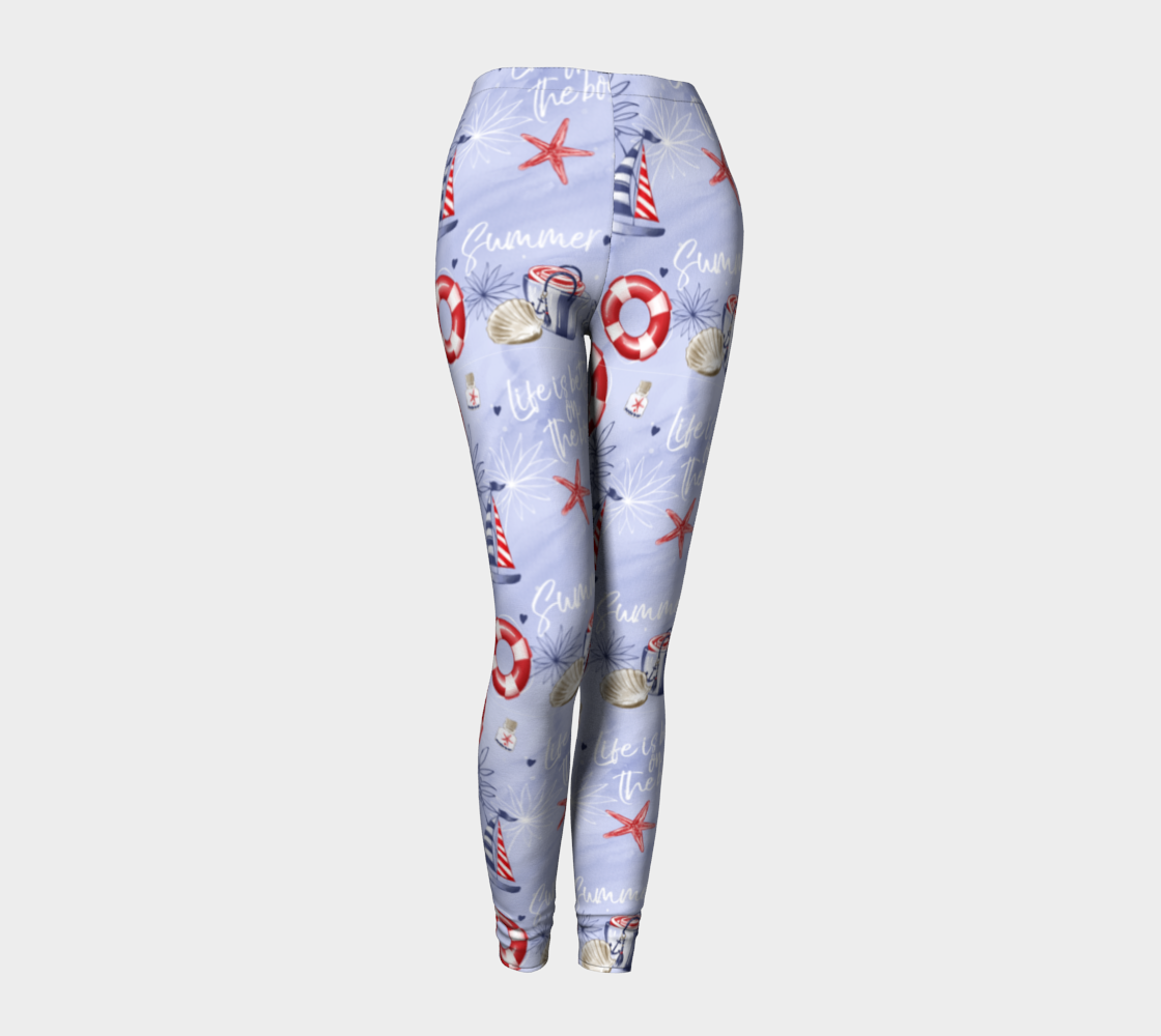 Life is better on the Boat Leggings