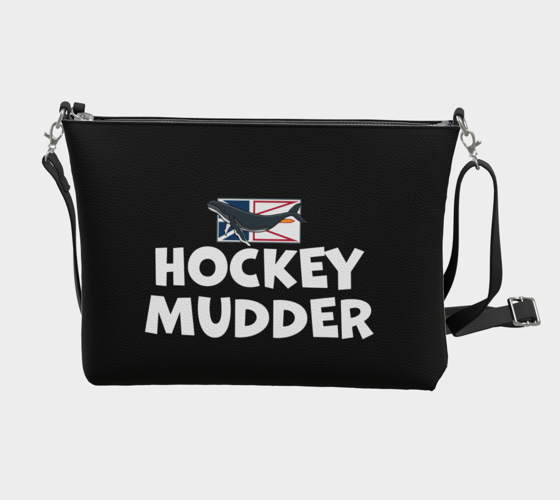 Hockey Mudder Vegan Leather Crossbody Purse