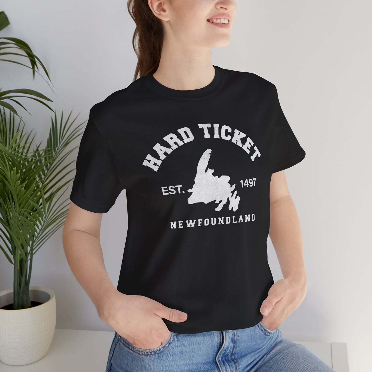Hard Ticket Newfoundland Est. 1497 T-Shirt