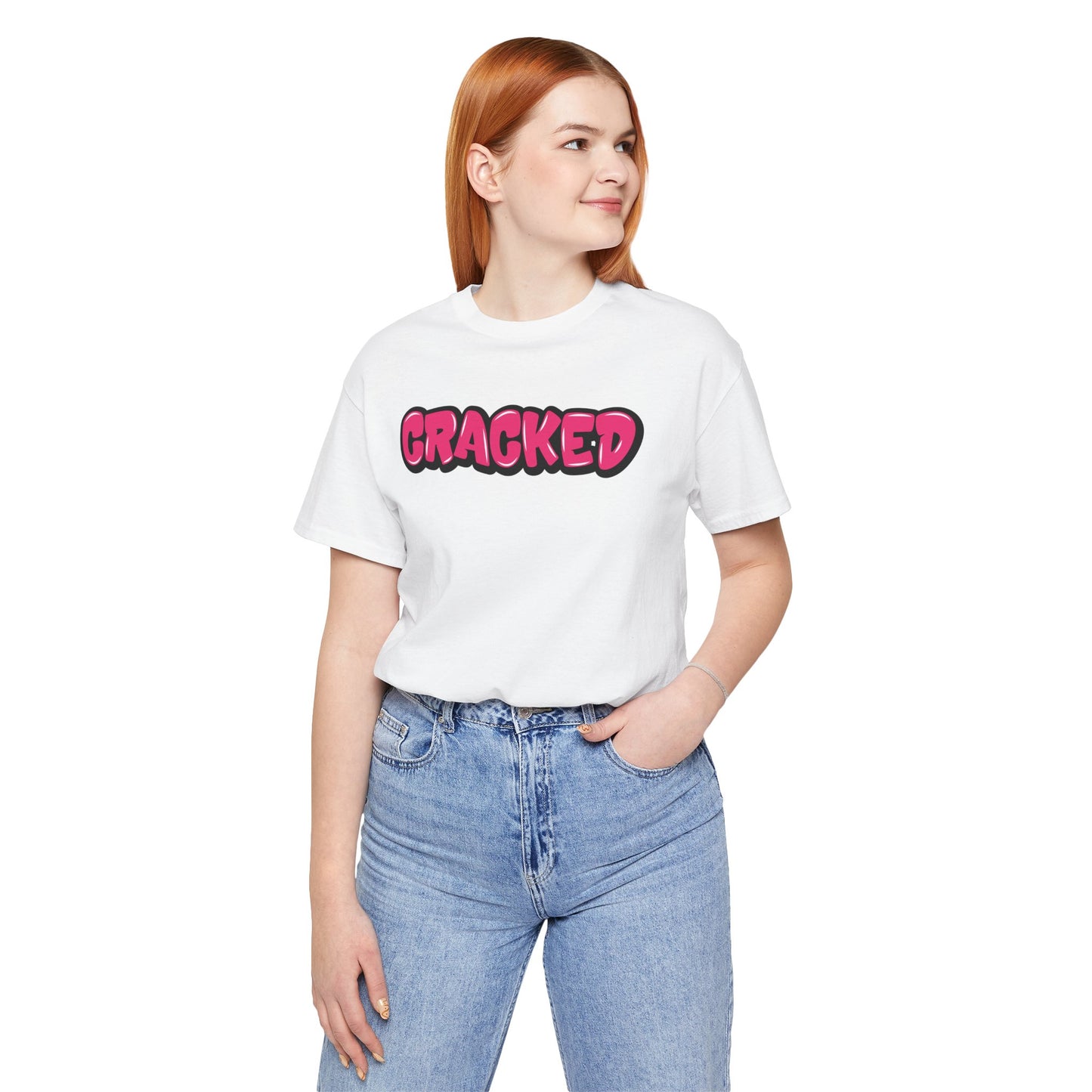 Graffiti Style Cracked T-Shirt