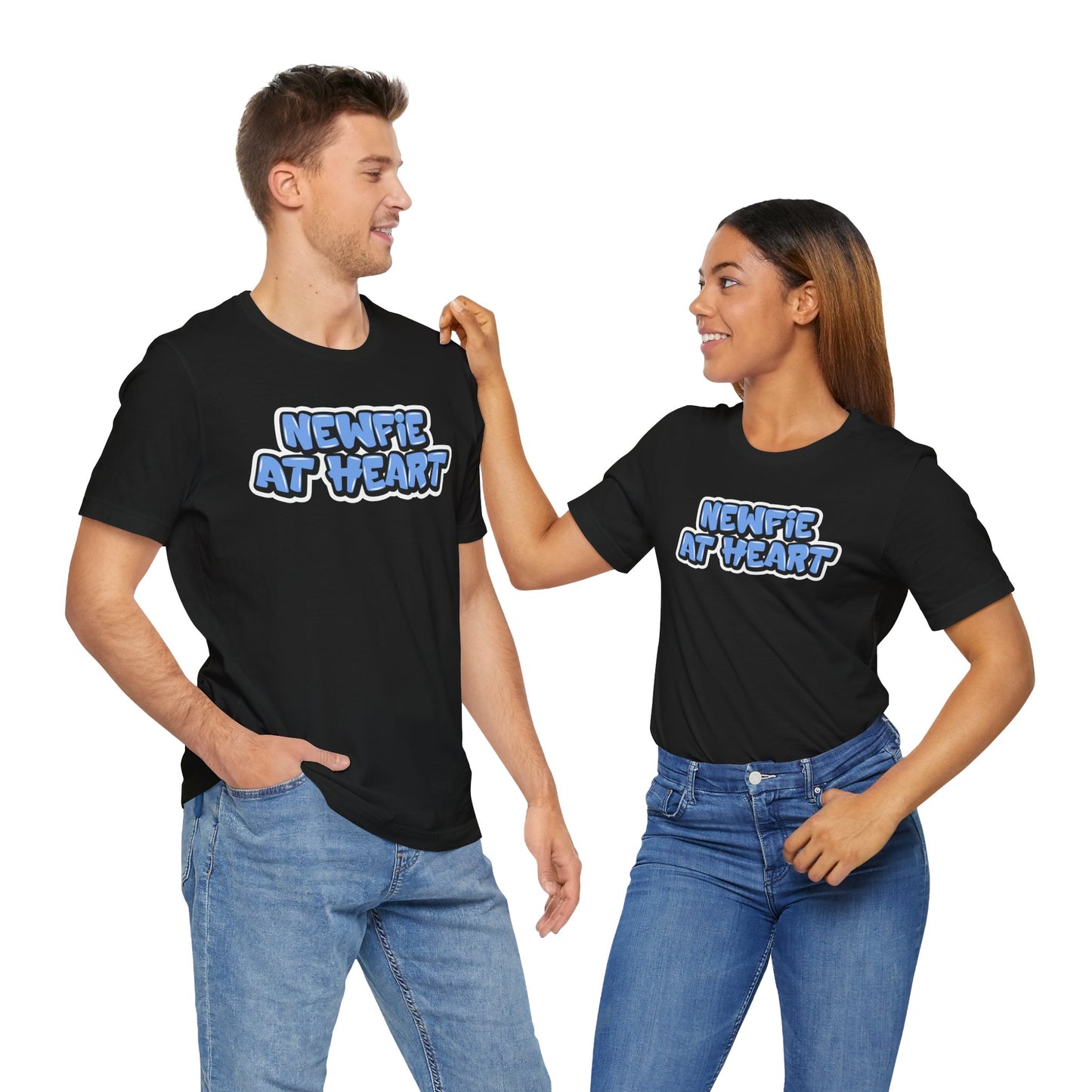 Graffiti "Newfie at Heart" T-Shirt