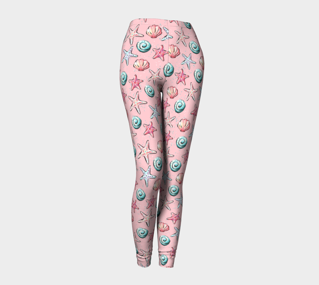 Pink Shells Leggings