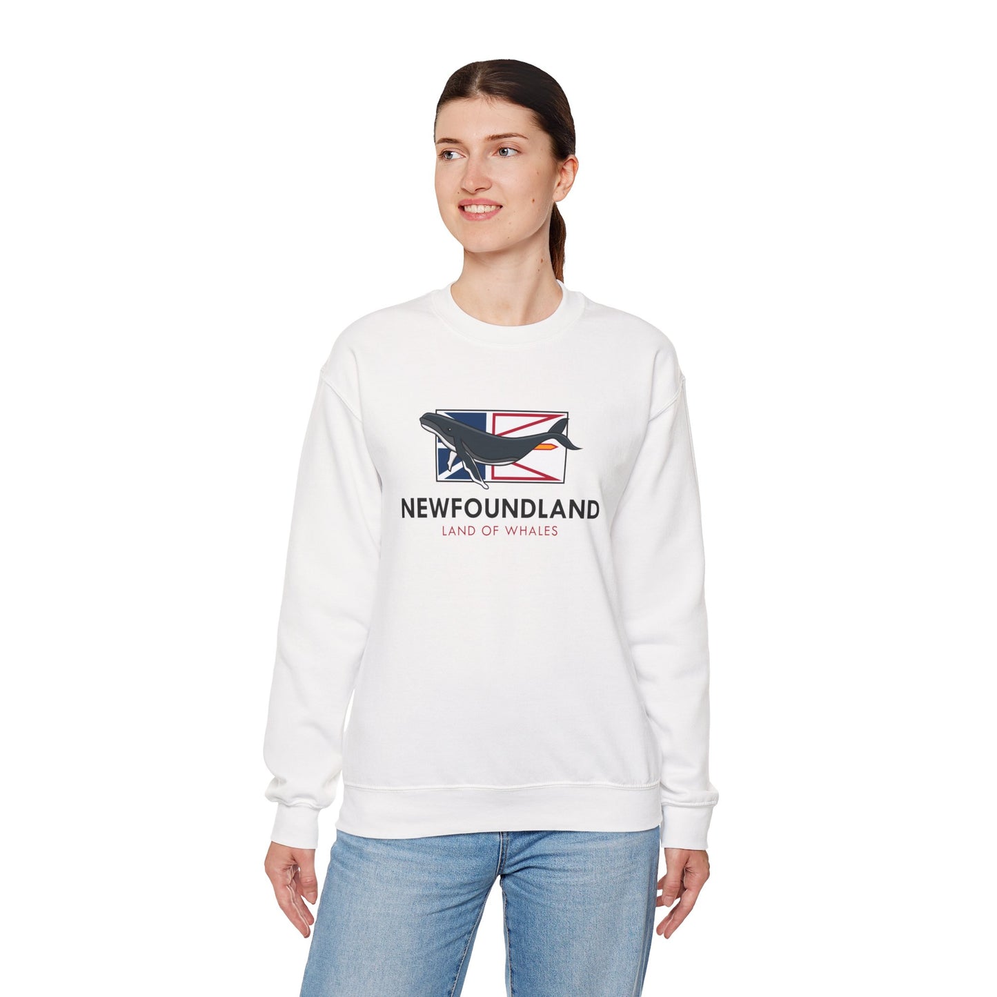 Newfoundland Whale Flag Sweatshirt