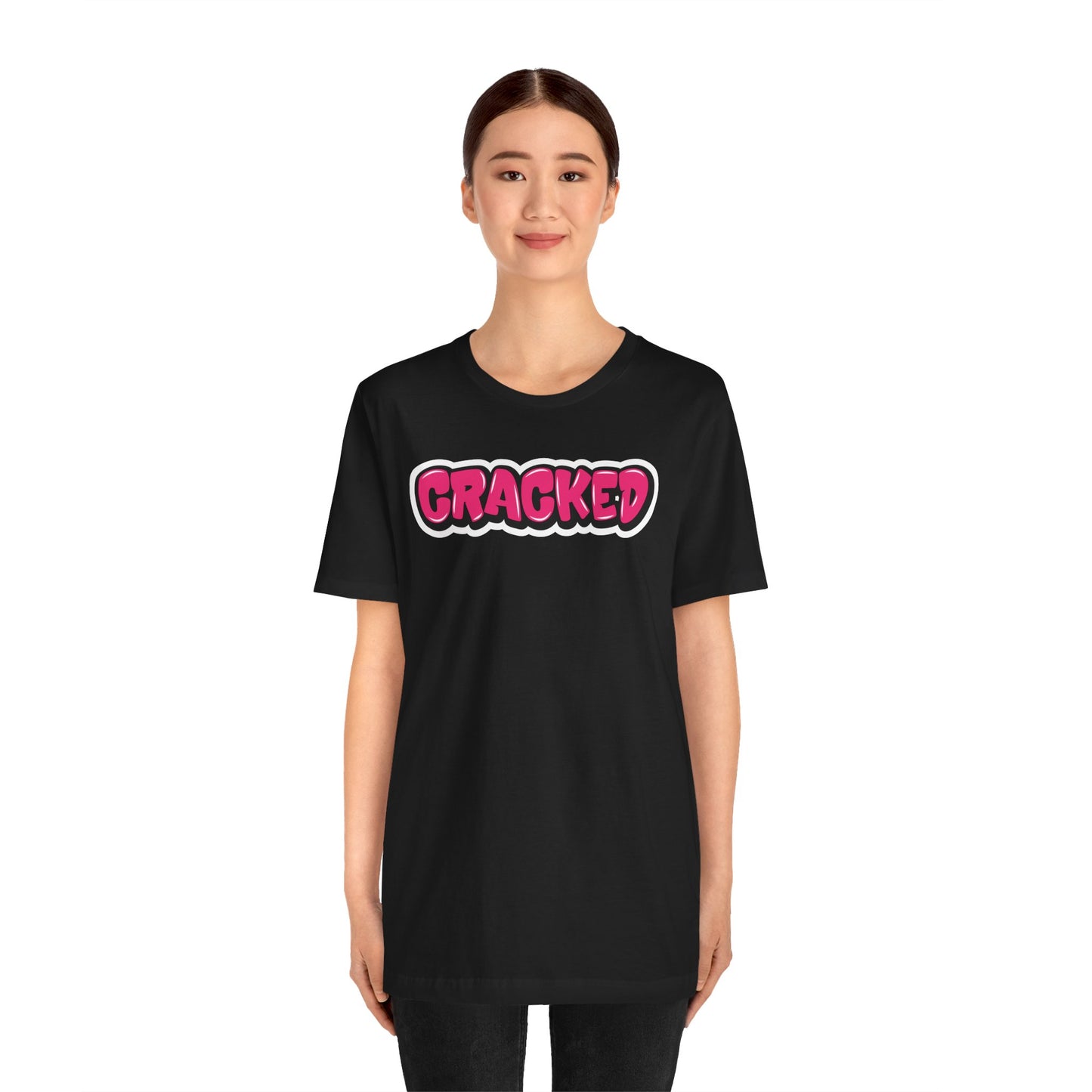 Graffiti Style Cracked T-Shirt