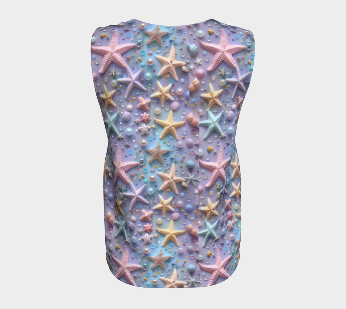 Lilac Starfish Loose Tank Top