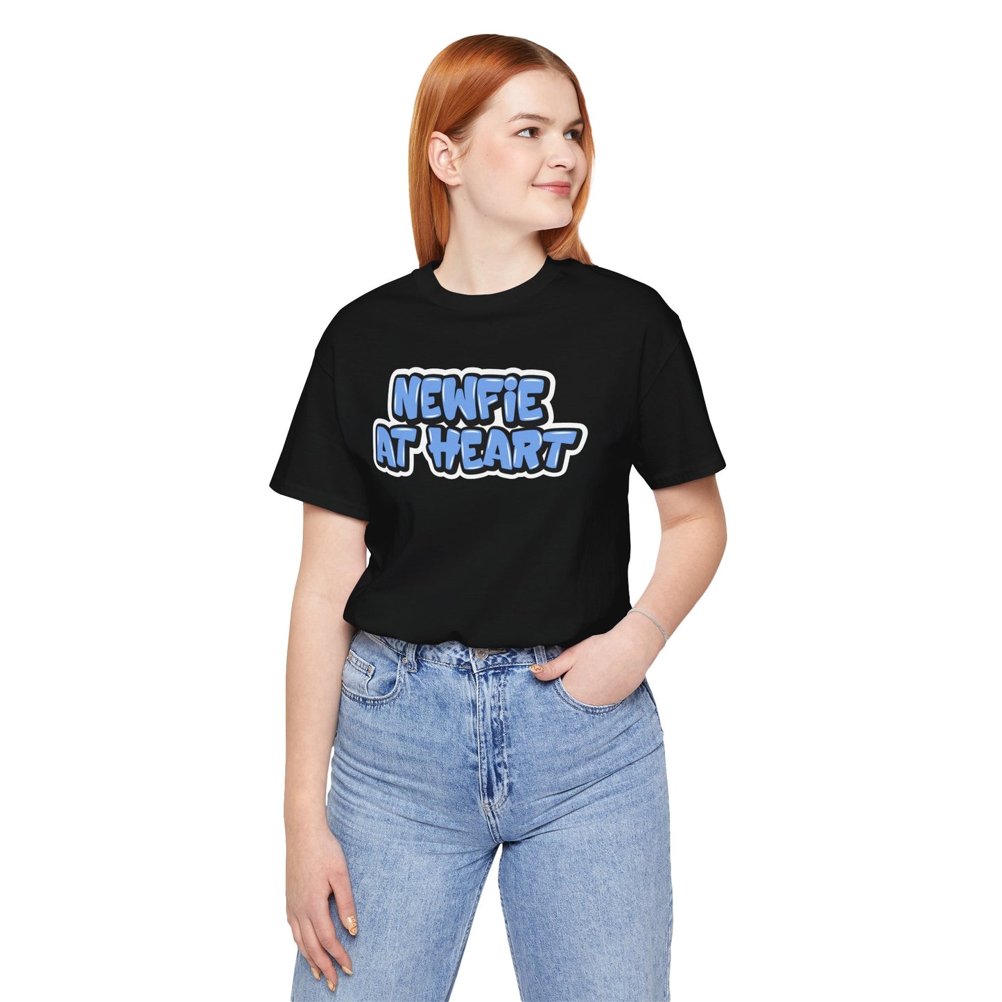 Graffiti "Newfie at Heart" T-Shirt