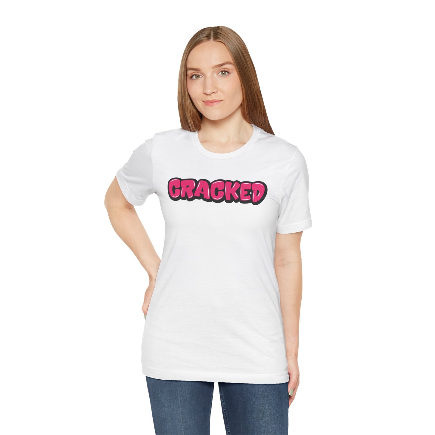 Graffiti Style Cracked T-Shirt