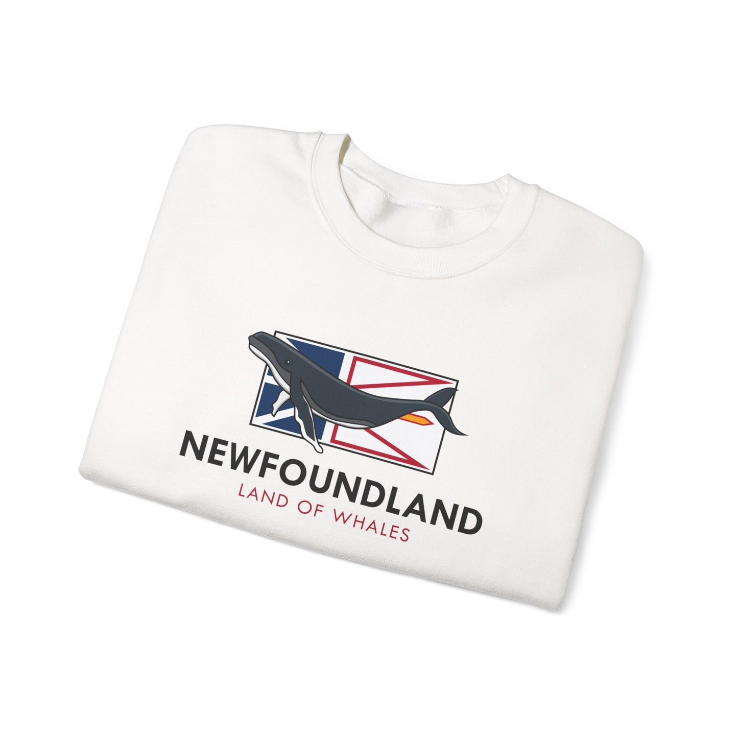 Newfoundland Whale Flag Sweatshirt