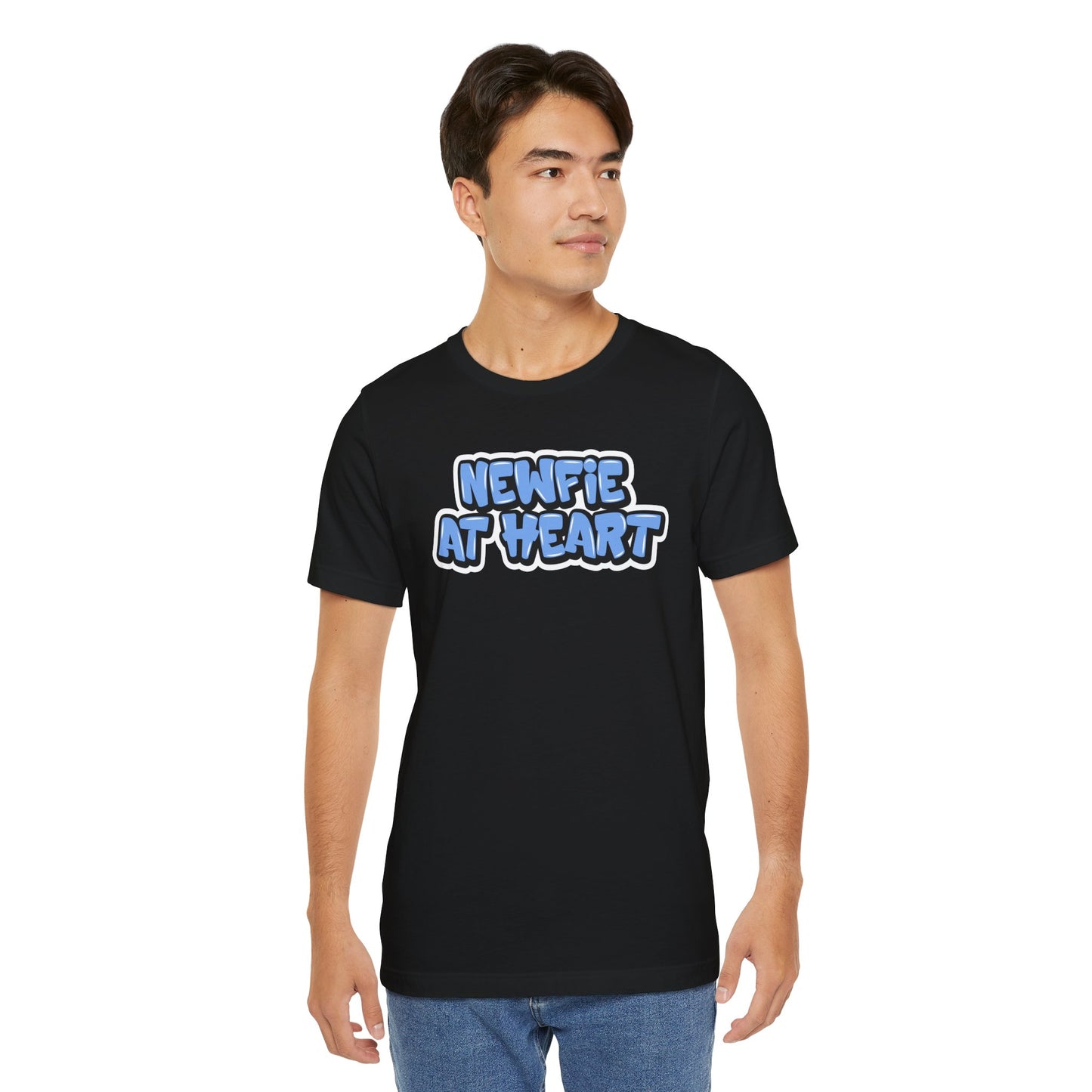 Graffiti "Newfie at Heart" T-Shirt