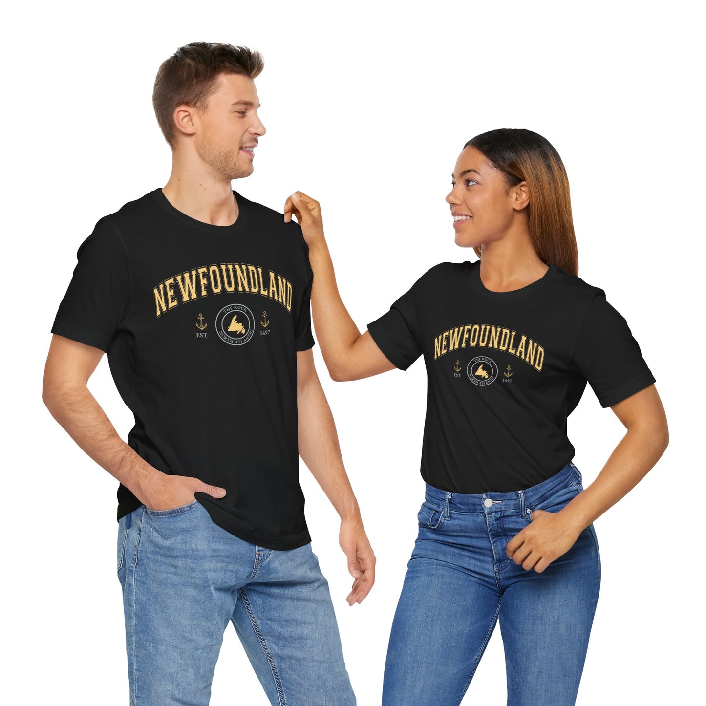 Newfoundland Unisex Short Sleeve Tee - Casual Anchored Apparel