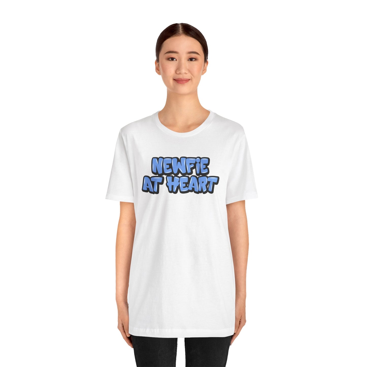 Graffiti "Newfie at Heart" T-Shirt