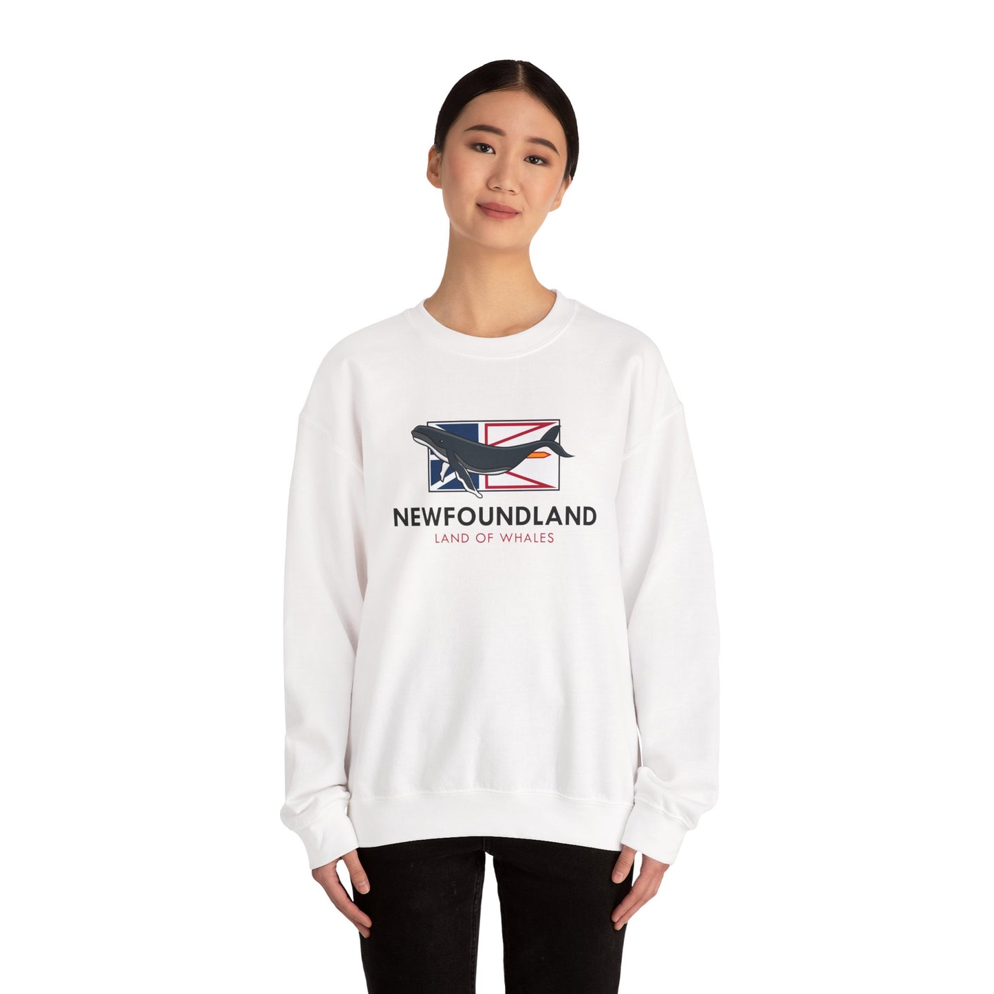 Newfoundland Whale Flag Sweatshirt