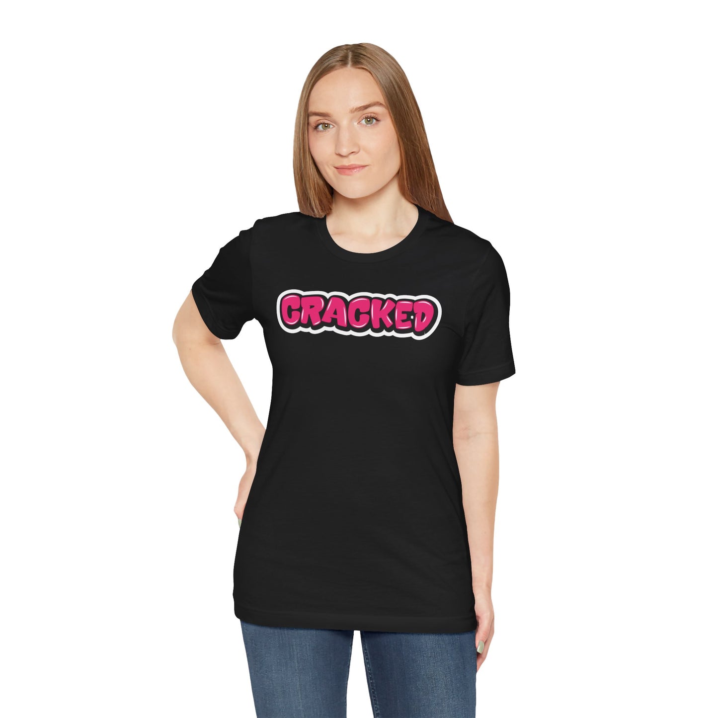 Graffiti Style Cracked T-Shirt