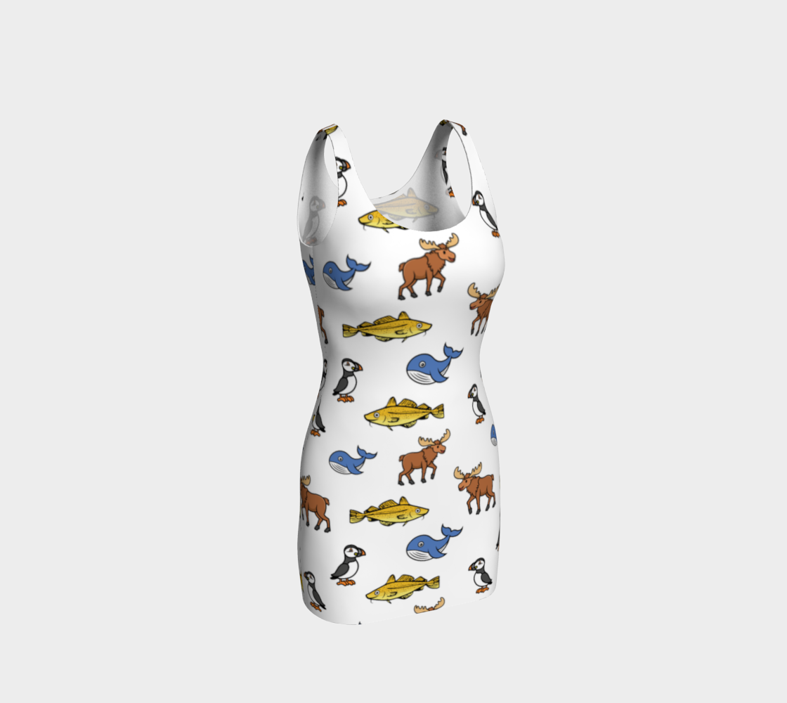 211 NL Critters Bodycon Dress