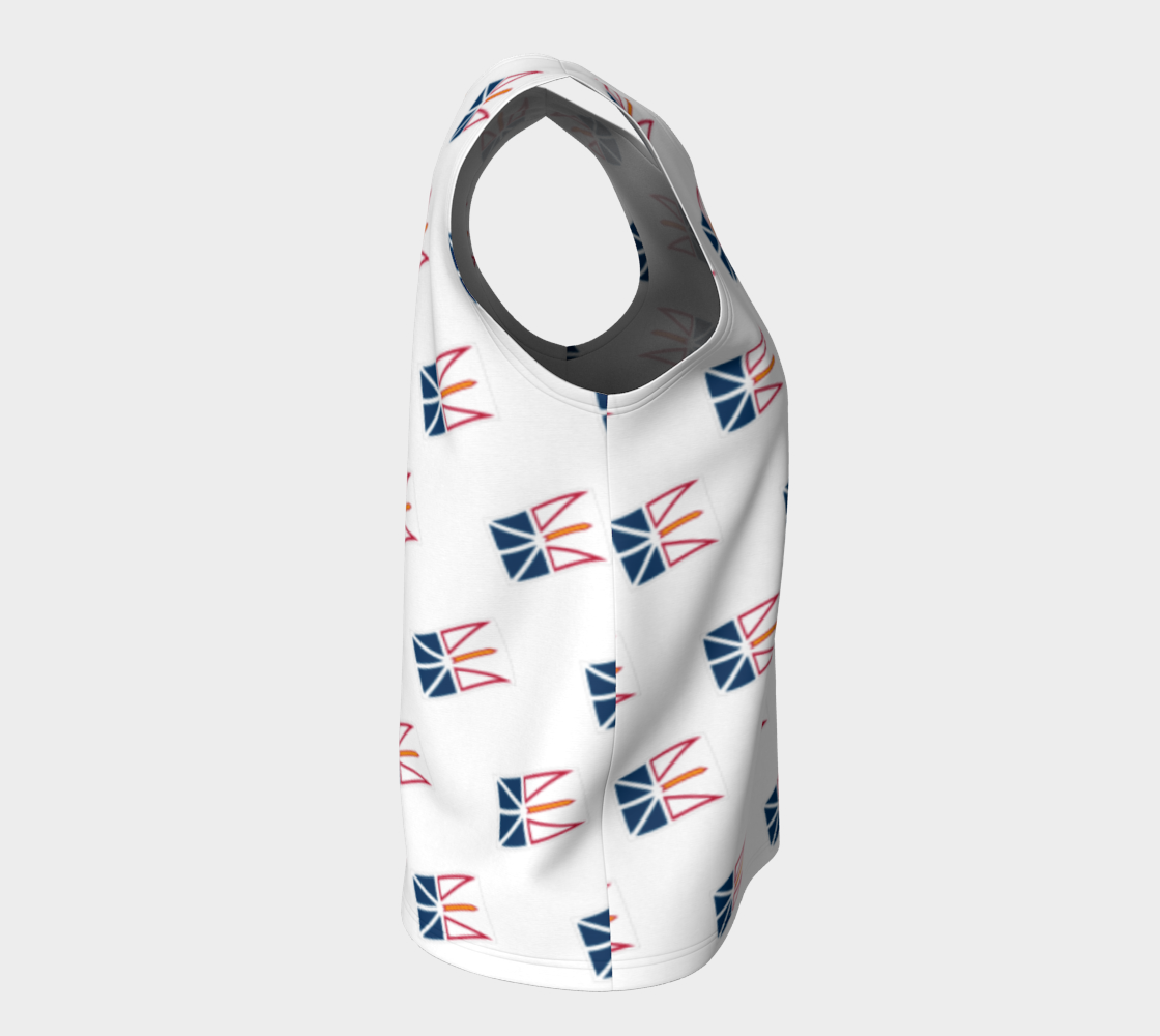 Newfoundland Flag Long Loose Tank Top 269