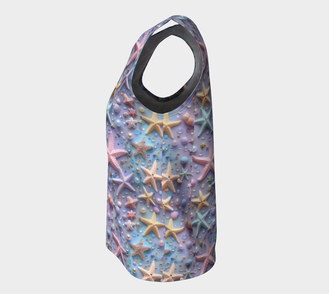 Lilac Starfish Loose Tank Top