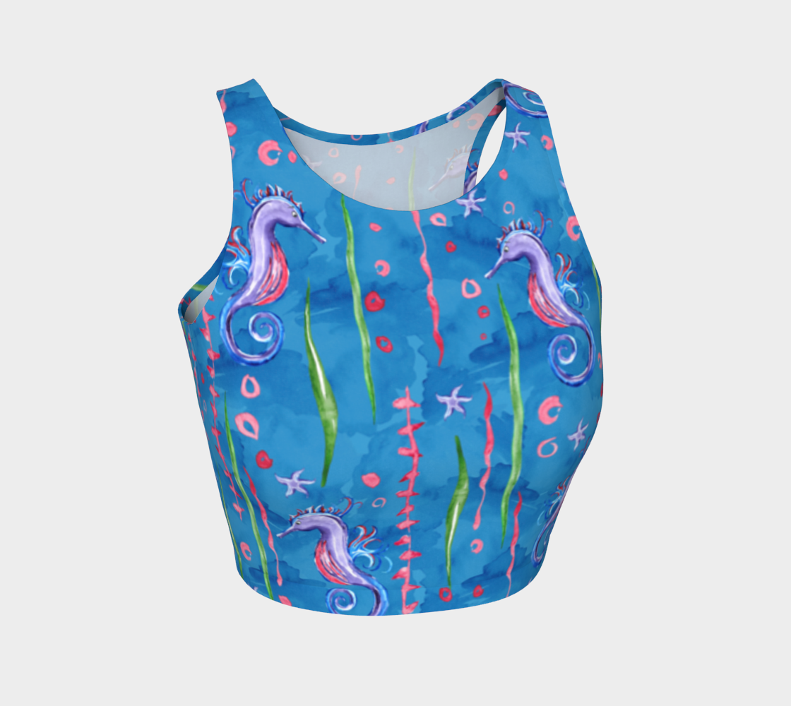 Seahorse Athletic Crop Top