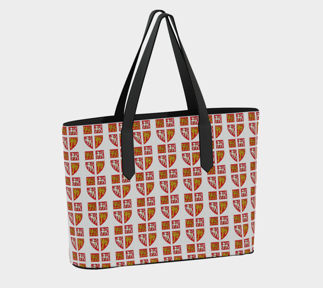 Artistic Coat of Arms VEGAN LEATHER TOTE BAG 1966