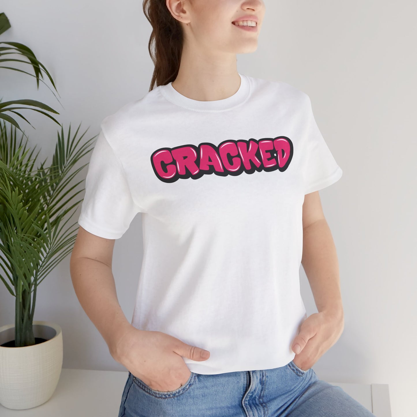 Graffiti Style Cracked T-Shirt
