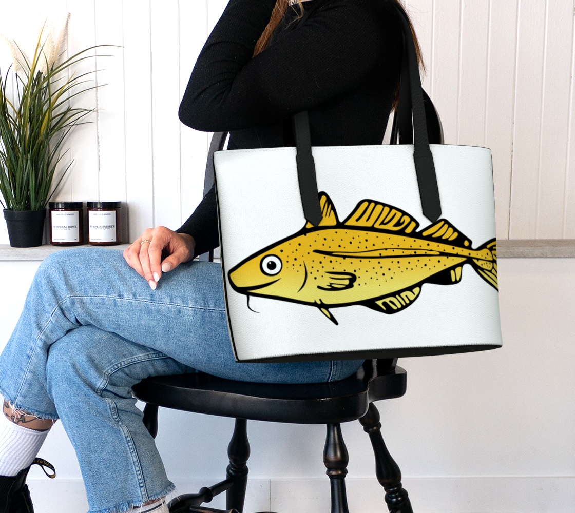 Single Cod Leather Tote 2