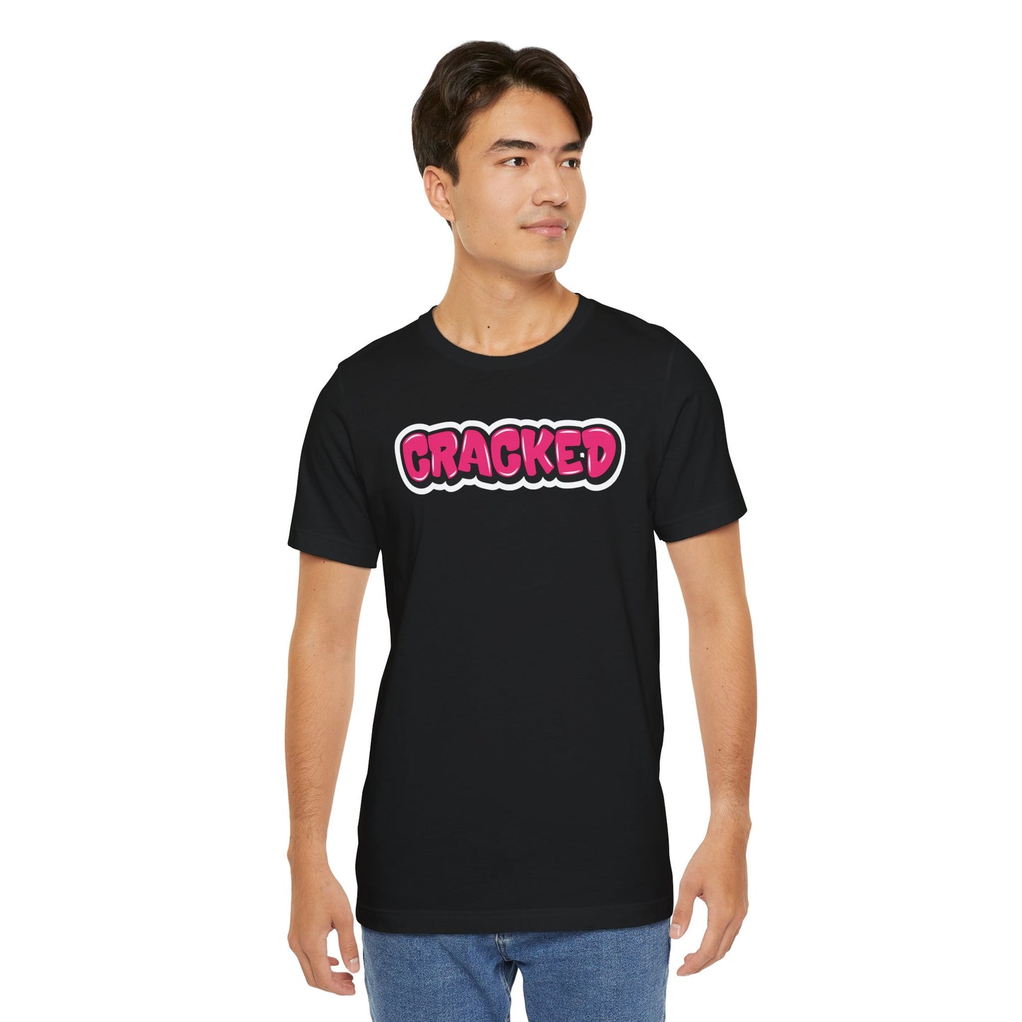 Graffiti Style Cracked T-Shirt