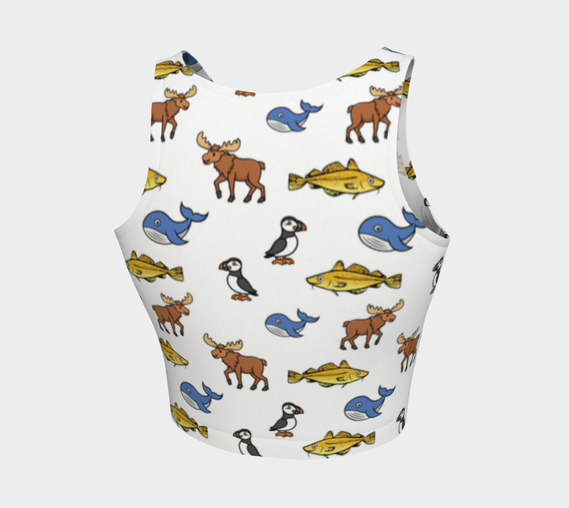 211 NL Critters Athletic Crop Top