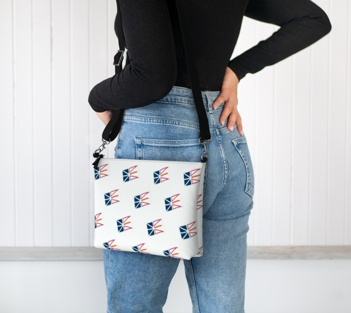 Newfoundland Flag Vegan Leather Backpack