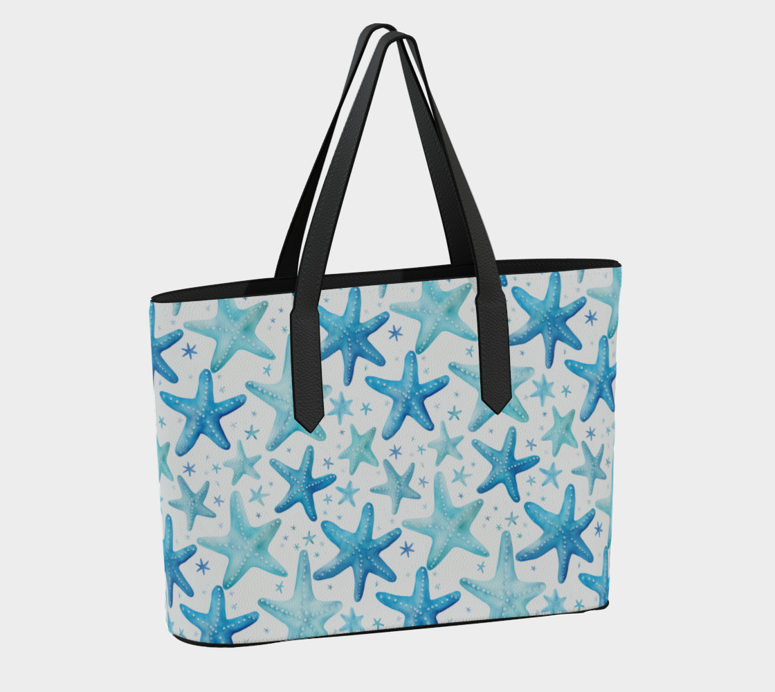 500 Starfish Vegan Leather Tote Bag