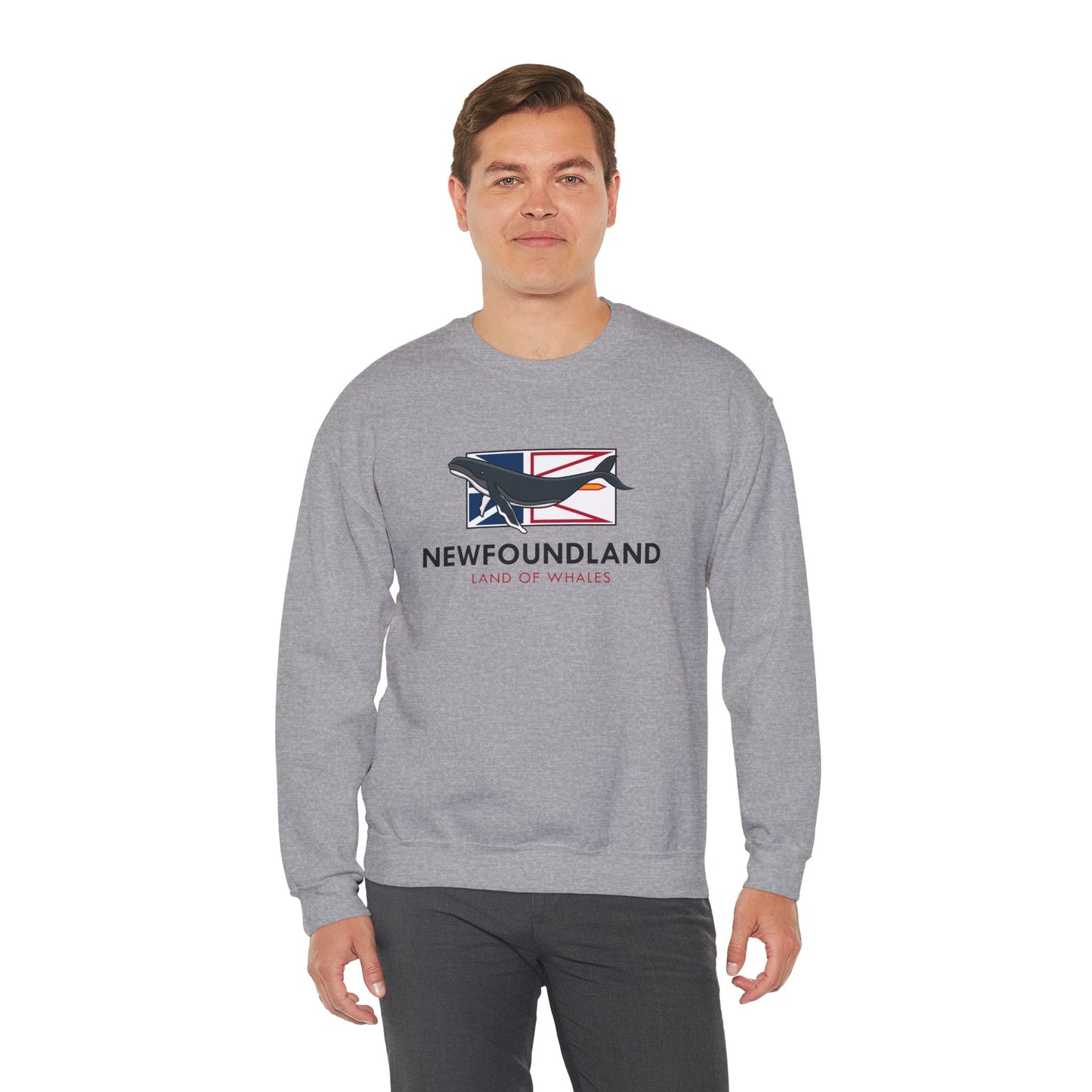 Newfoundland Whale Flag Sweatshirt
