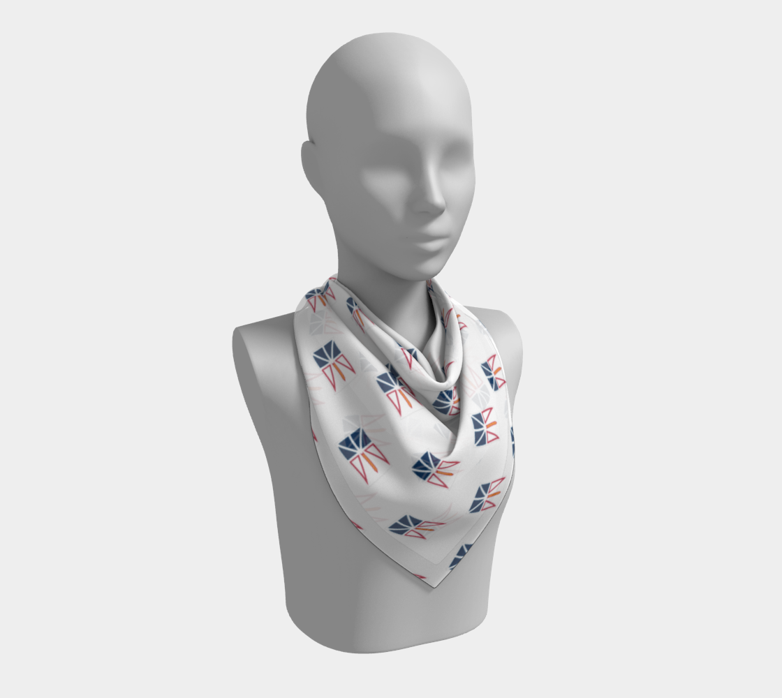 Newfoundland Flag Square Scarf