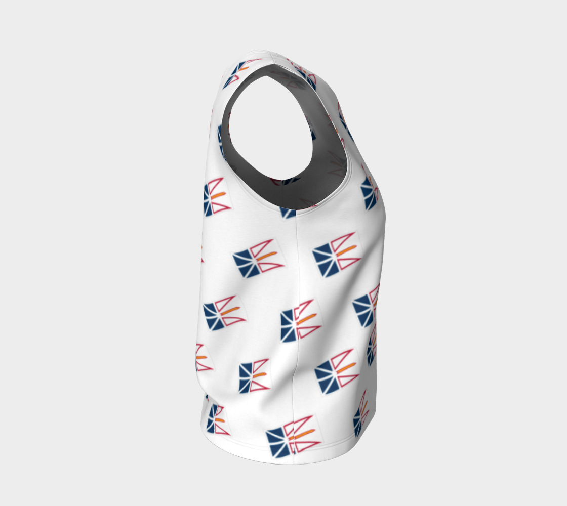 Newfoundland Flag Long Loose Tank Top 269