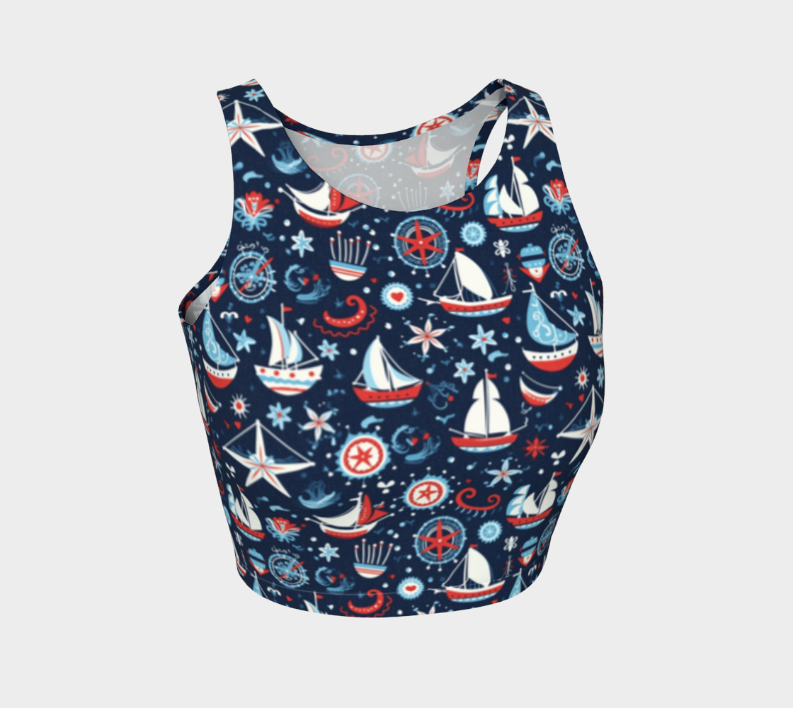 Nautical Adventures Athletic Tank Top 203