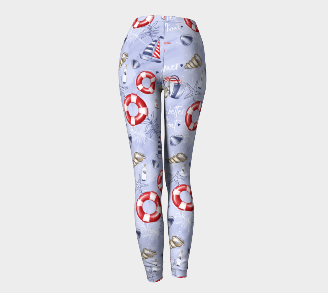 Life is better on the Boat Leggings