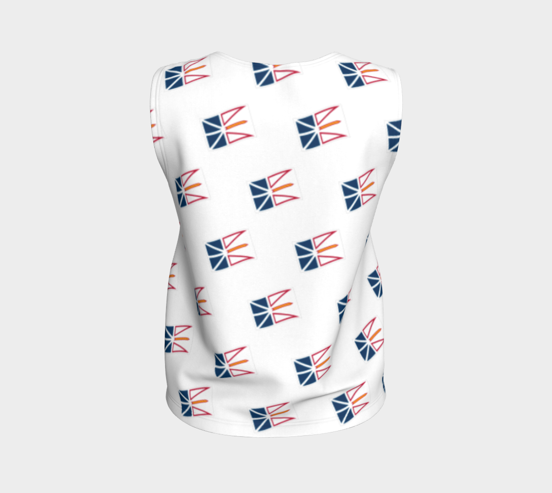 Newfoundland Flag Long Loose Tank Top 269