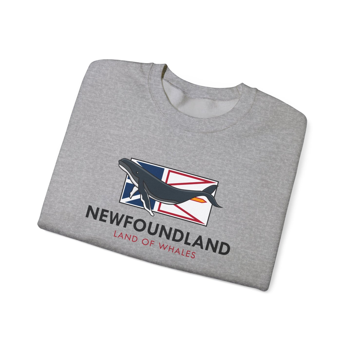 Newfoundland Whale Flag Sweatshirt