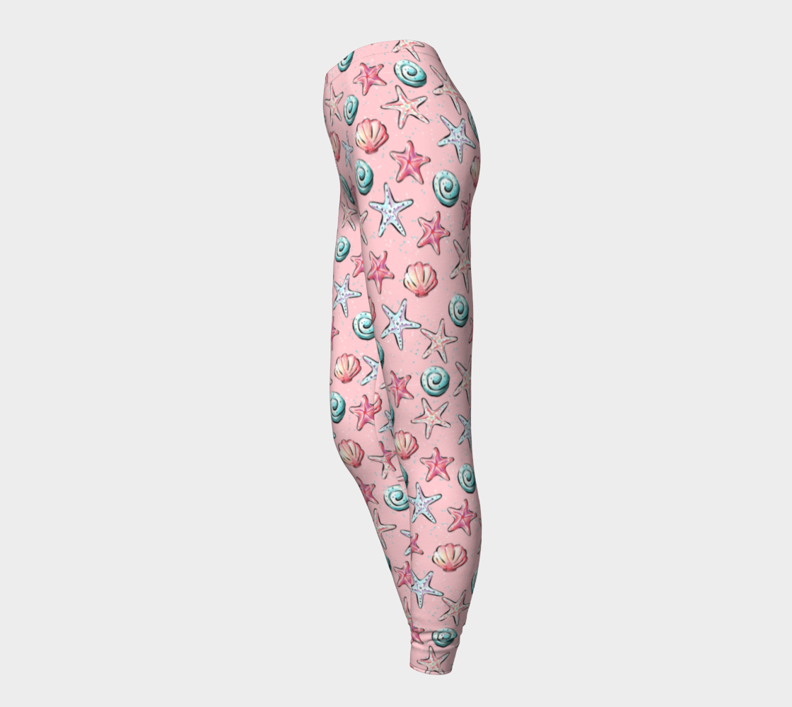 Pink Shells Leggings