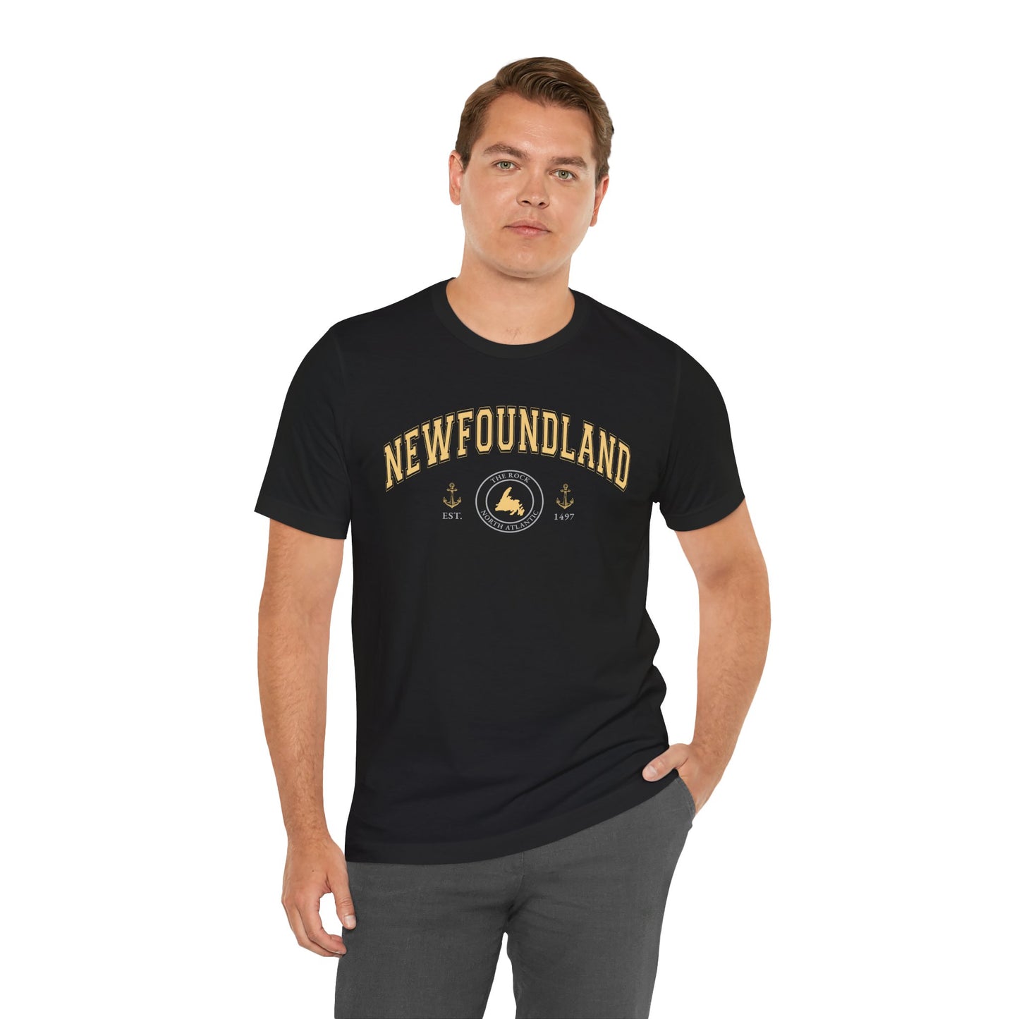 Newfoundland Unisex Short Sleeve Tee - Casual Anchored Apparel