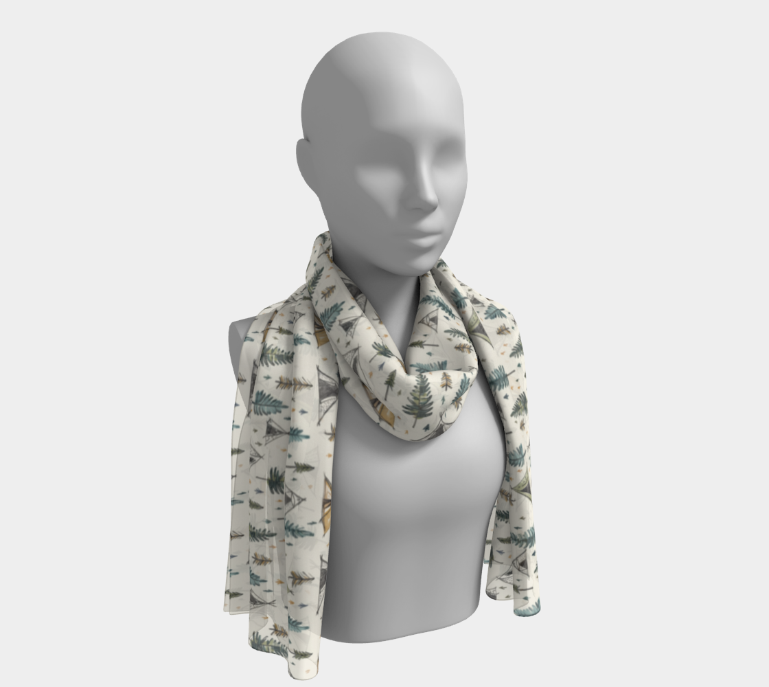 Tents Long Scarf