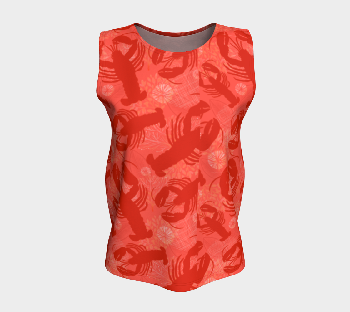 Red Lobster Loose Tank Top