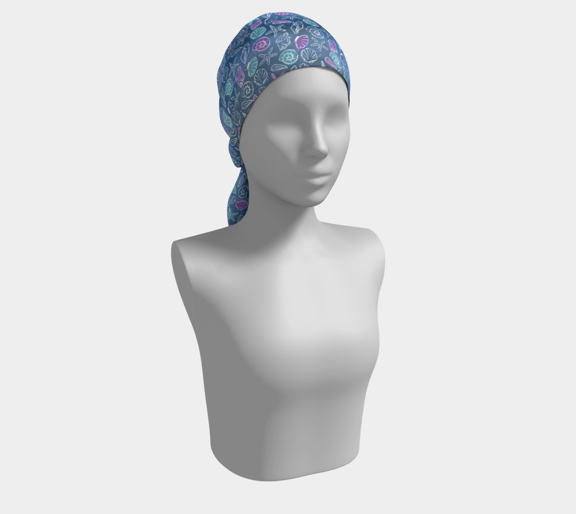 Blue Shells Long Scarf 182
