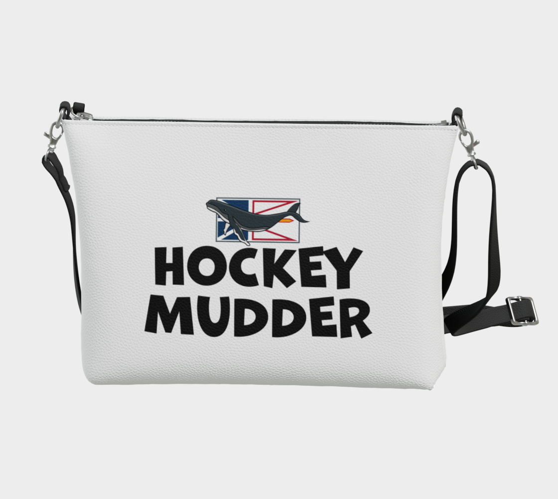 Hockey Mudder Vegan Leather Crossbody Purse