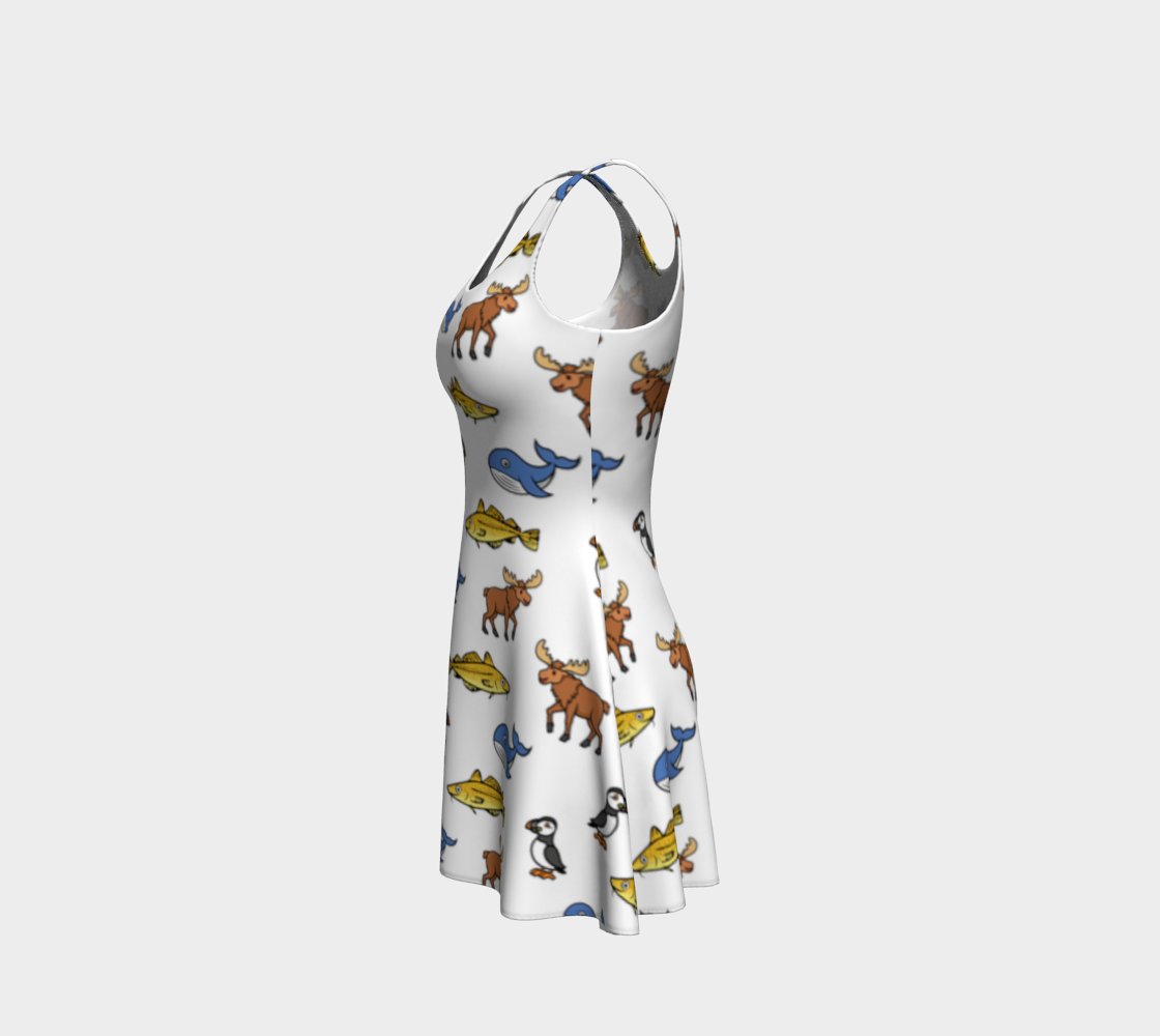 211 NL Critters Flare Dress