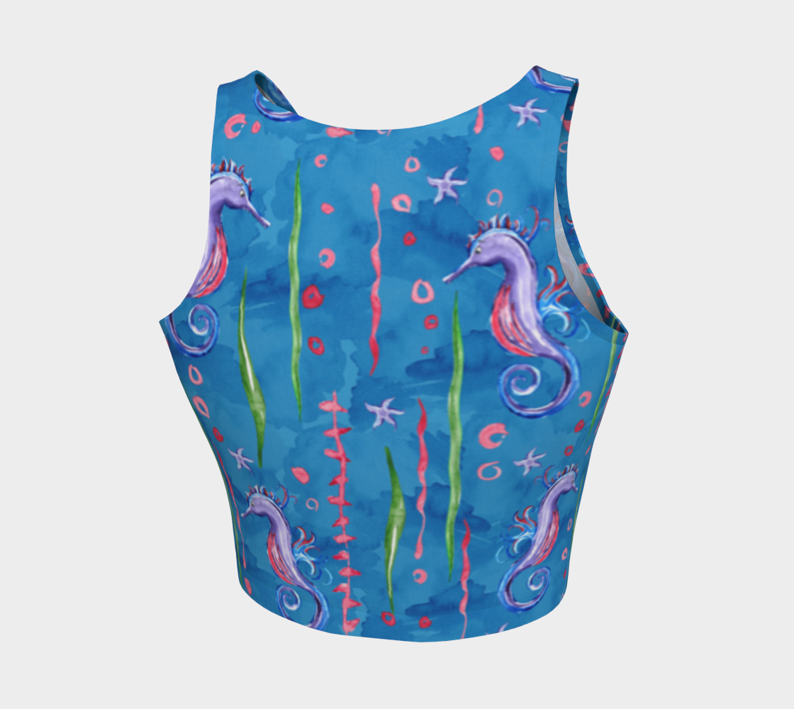 Seahorse Athletic Crop Top