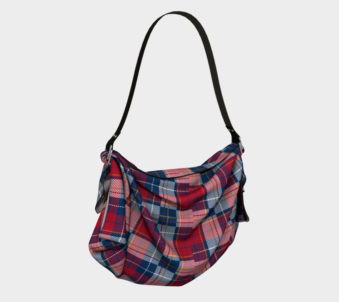 My Red/Blue Pattern Origami Tote